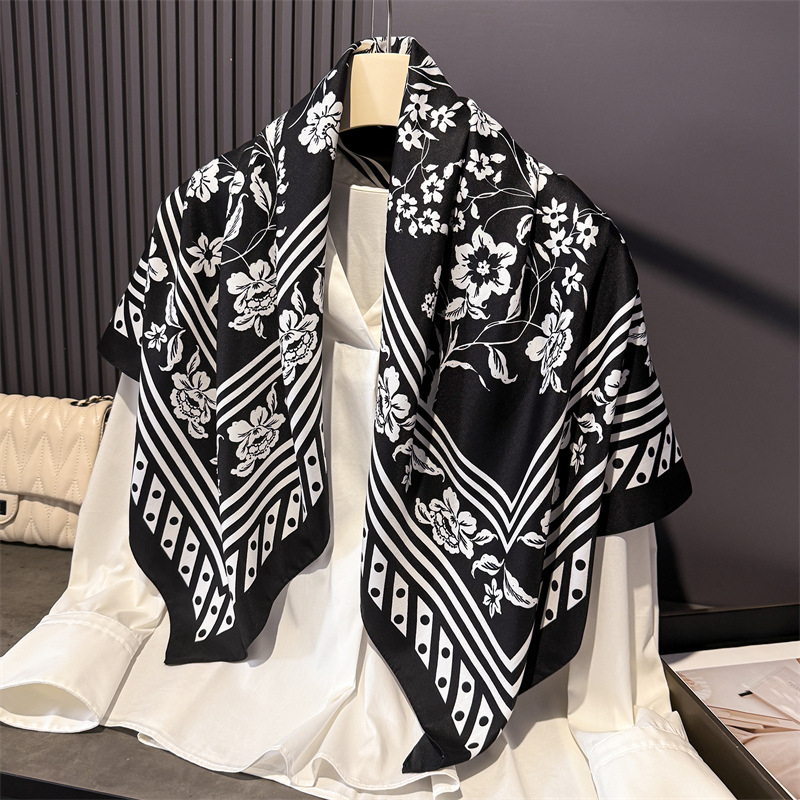 1pcs 90*90cm Floral Printed La - Bandana Cotton recensie en prijs