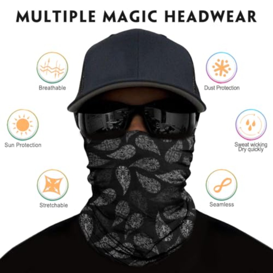 Neck Gaiter for Men Women Head - Face Scarf Mask recensie en prijs