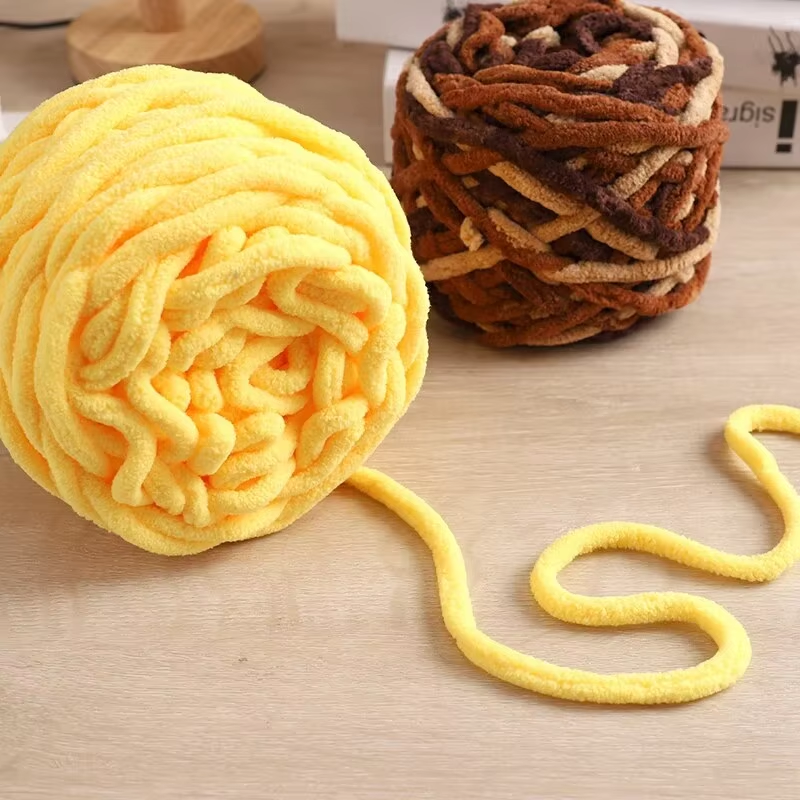 3PCS 300g Chenille Knitting Ya - Woven Scarf Blanket recensie en prijs