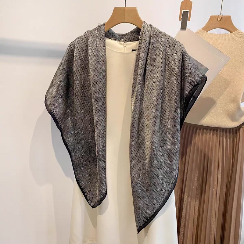 Oversized 110x110cm Real Silk  - Pashmina Wrap Large recensie en prijs