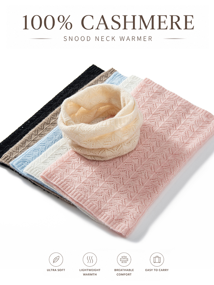 Womens 100% Cashmere Fan Point - Infinity Scarf Knit recensie en prijs