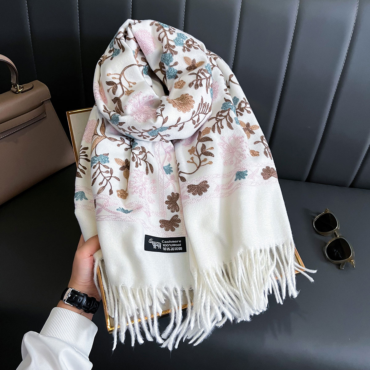 New Winter Warm Cashmere Scarf - Woven Scarf Blanket recensie en prijs