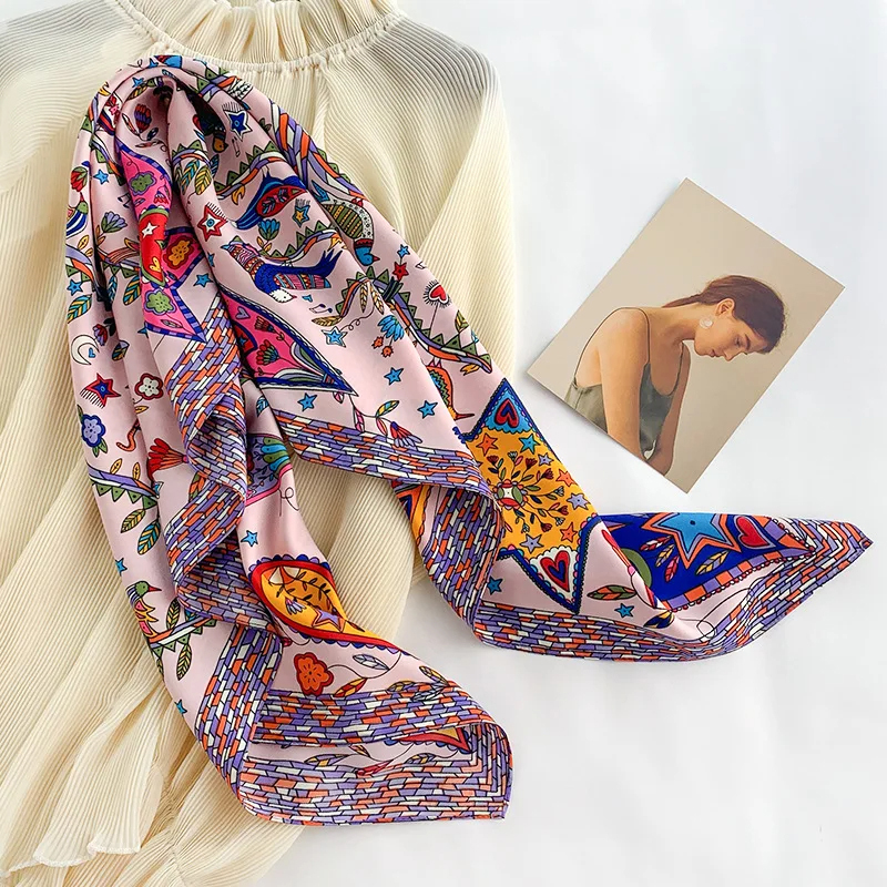 2024 90*90cm Square Scarf Twil - Bandana Cotton recensie en prijs