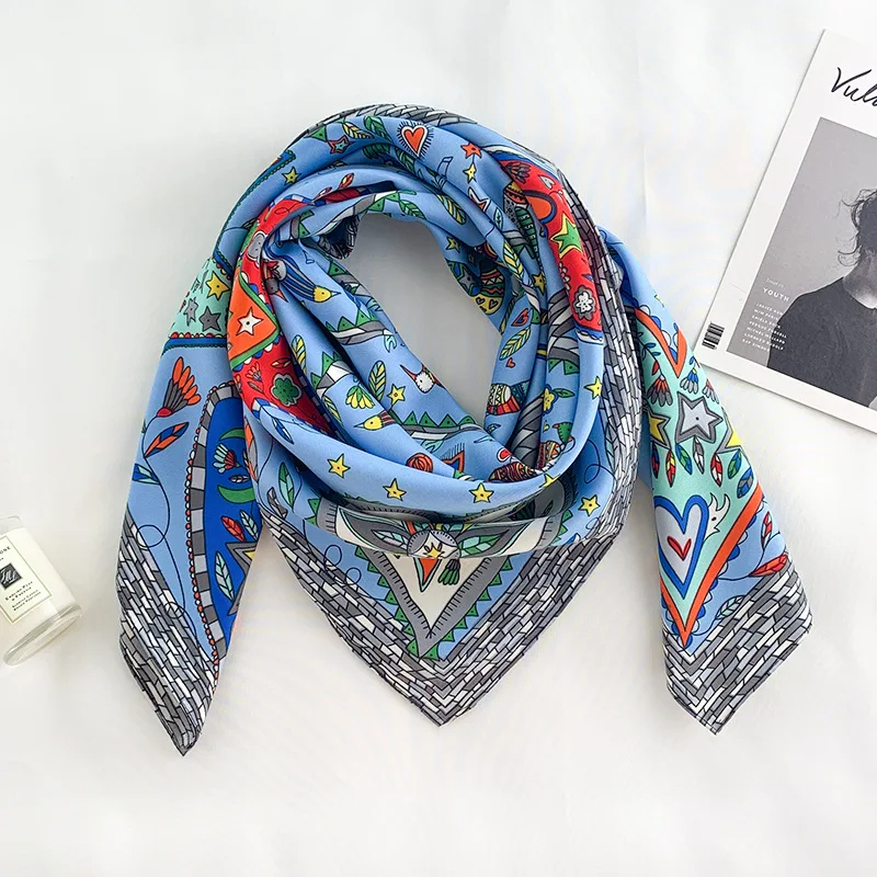 2024 90*90cm Square Scarf Twil - Bandana Cotton recensie en prijs