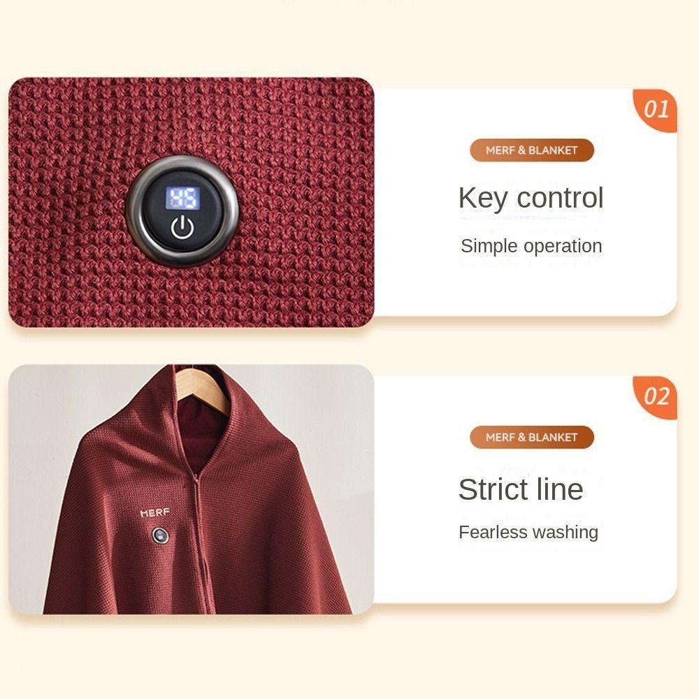 Fashion Wearable USB Electric  - Woven Scarf Blanket recensie en prijs
