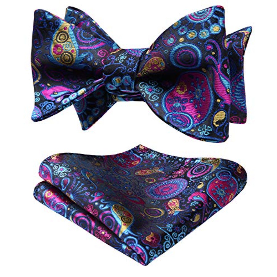 Bow Ties for Men Floral Bowtie - Pocket Square Set recensie en prijs