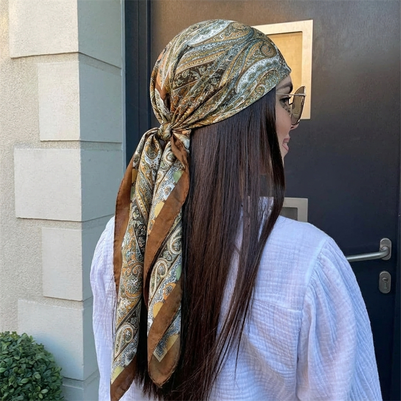 Women Spring Summer Square Sca - Scarf Silk Square recensie en prijs