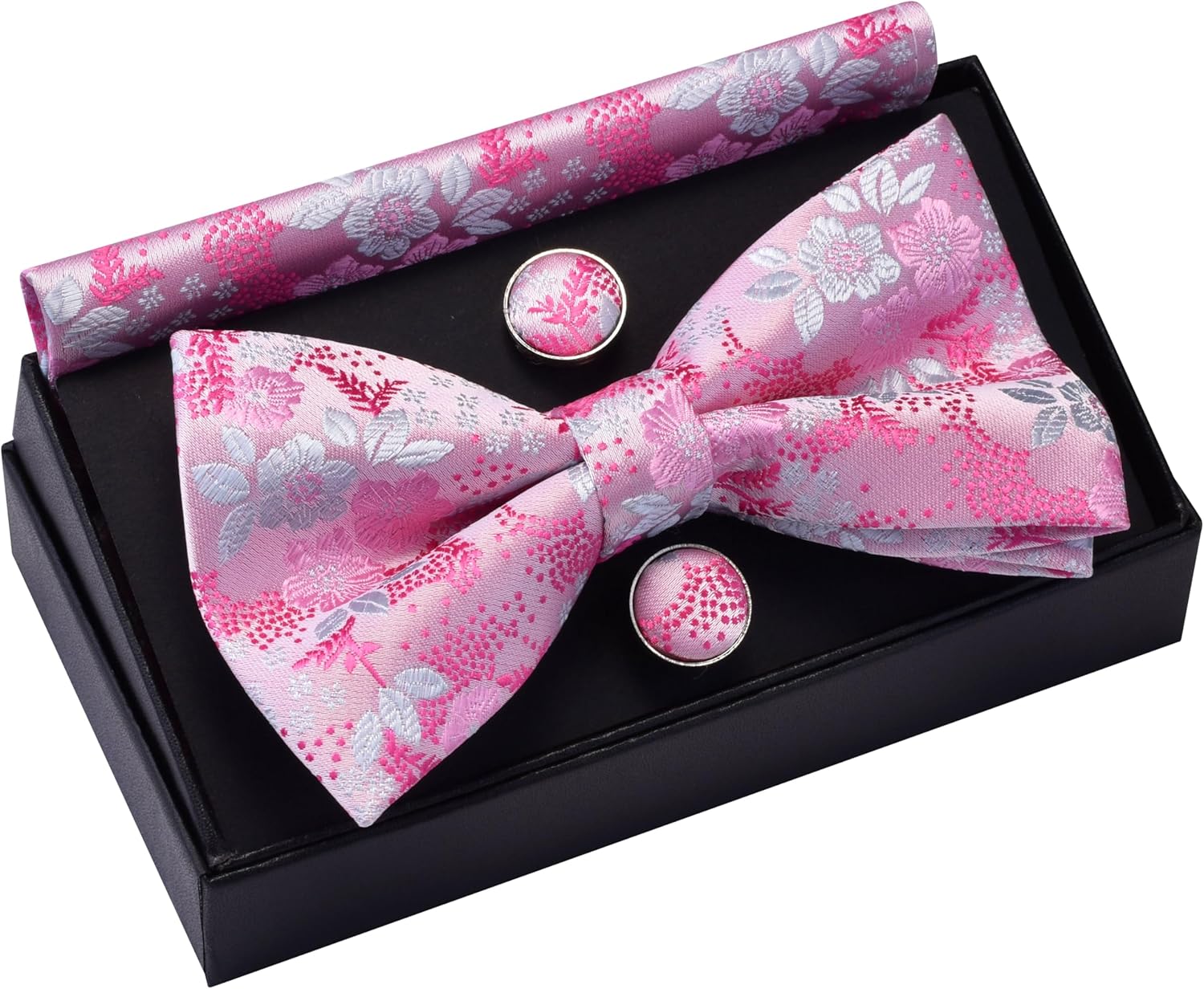 Floral Bow Tie & Handkerchief  - Pocket Square Set recensie en prijs
