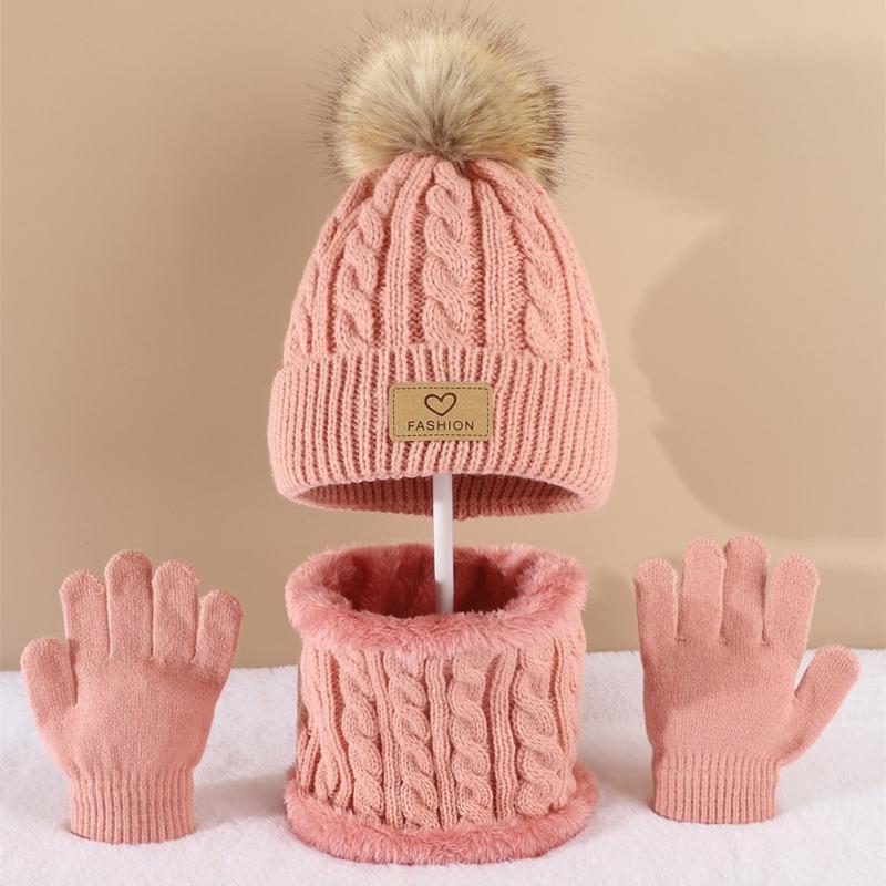 Toddler Kids Pom Pom Decor Bea - Infinity Scarf Knit recensie en prijs