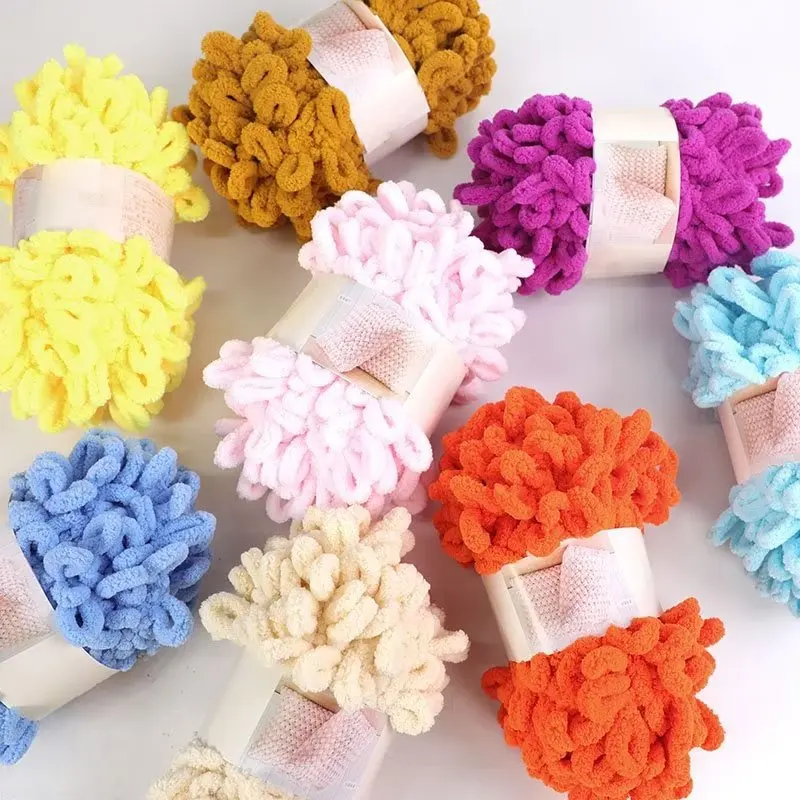 100g/Ball Finger Loop Yarn Thr - Woven Scarf Blanket recensie en prijs