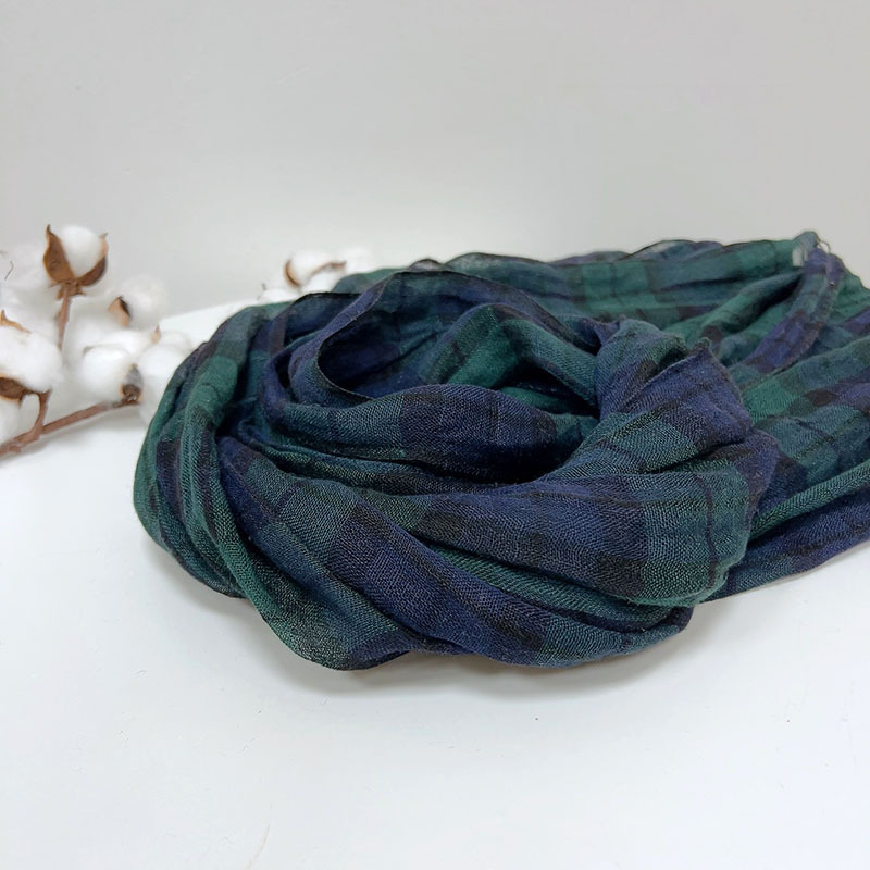 Retro Stripe 100% Linen scarf  - Ascot Neck Scarf recensie en prijs