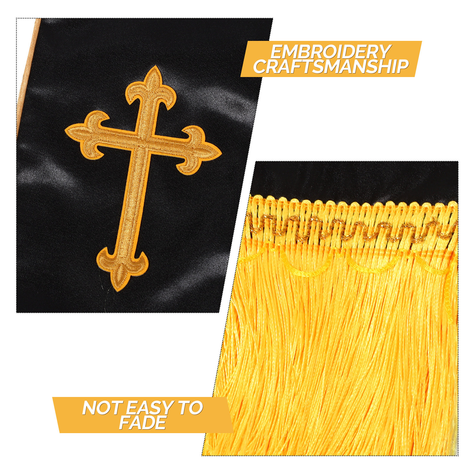 Embroidered Wedding Officiant  - Stole Wedding Shawl recensie en prijs