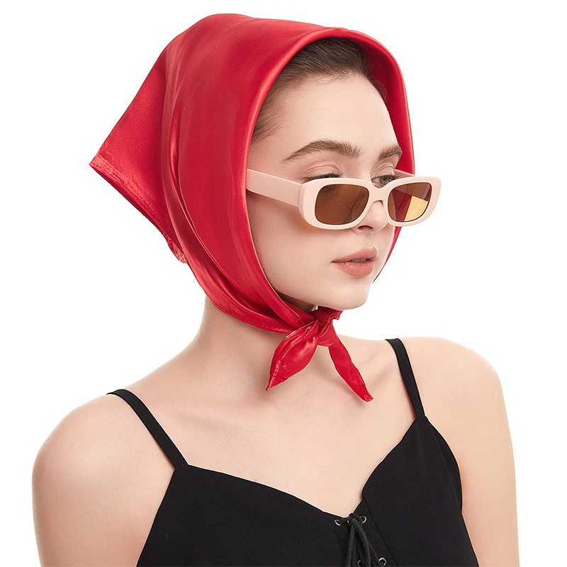 2024 New Fashion Women Satin S - Scarf Silk Square recensie en prijs