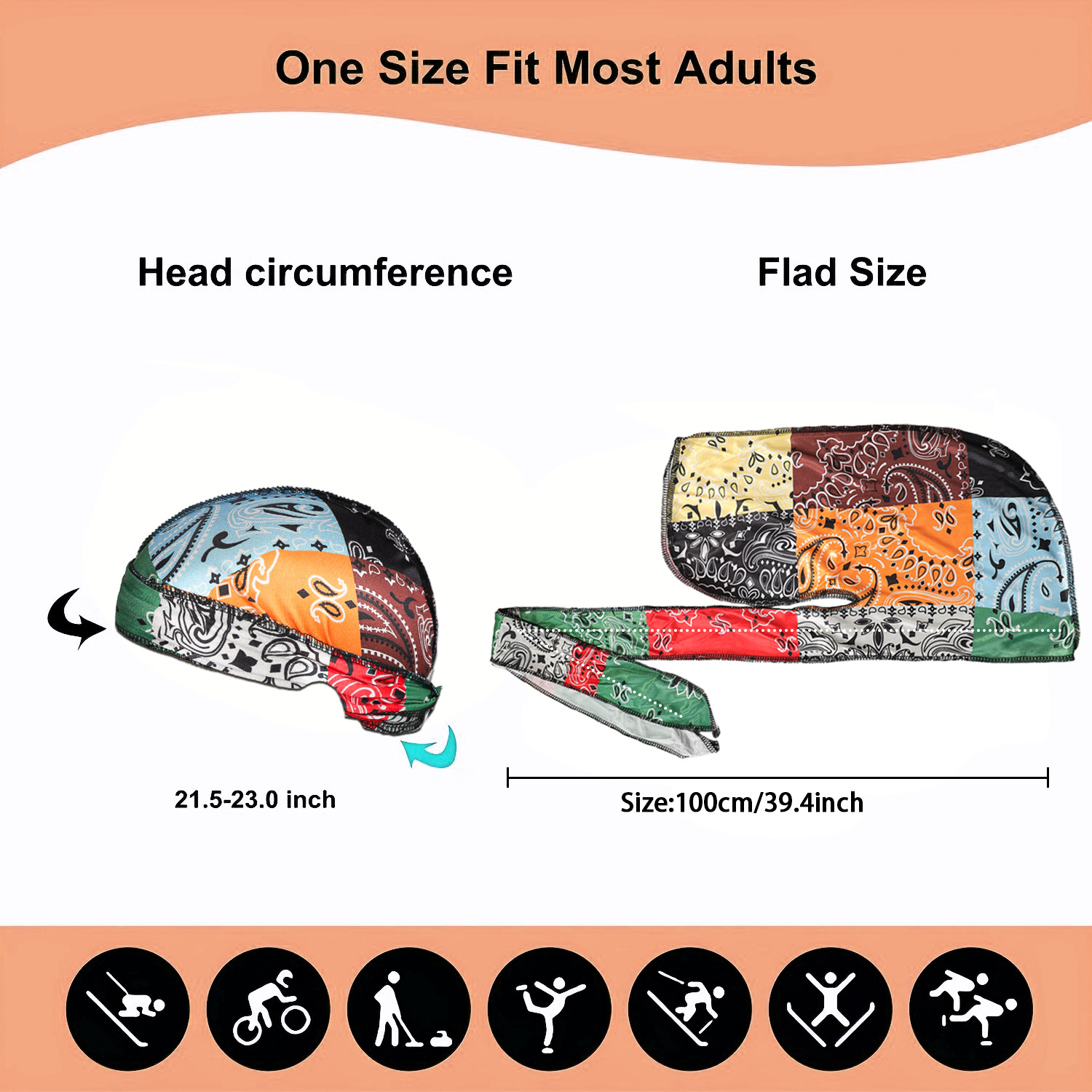 Paisley Printing Silky Durags  - Bandana Doo Rag recensie en prijs