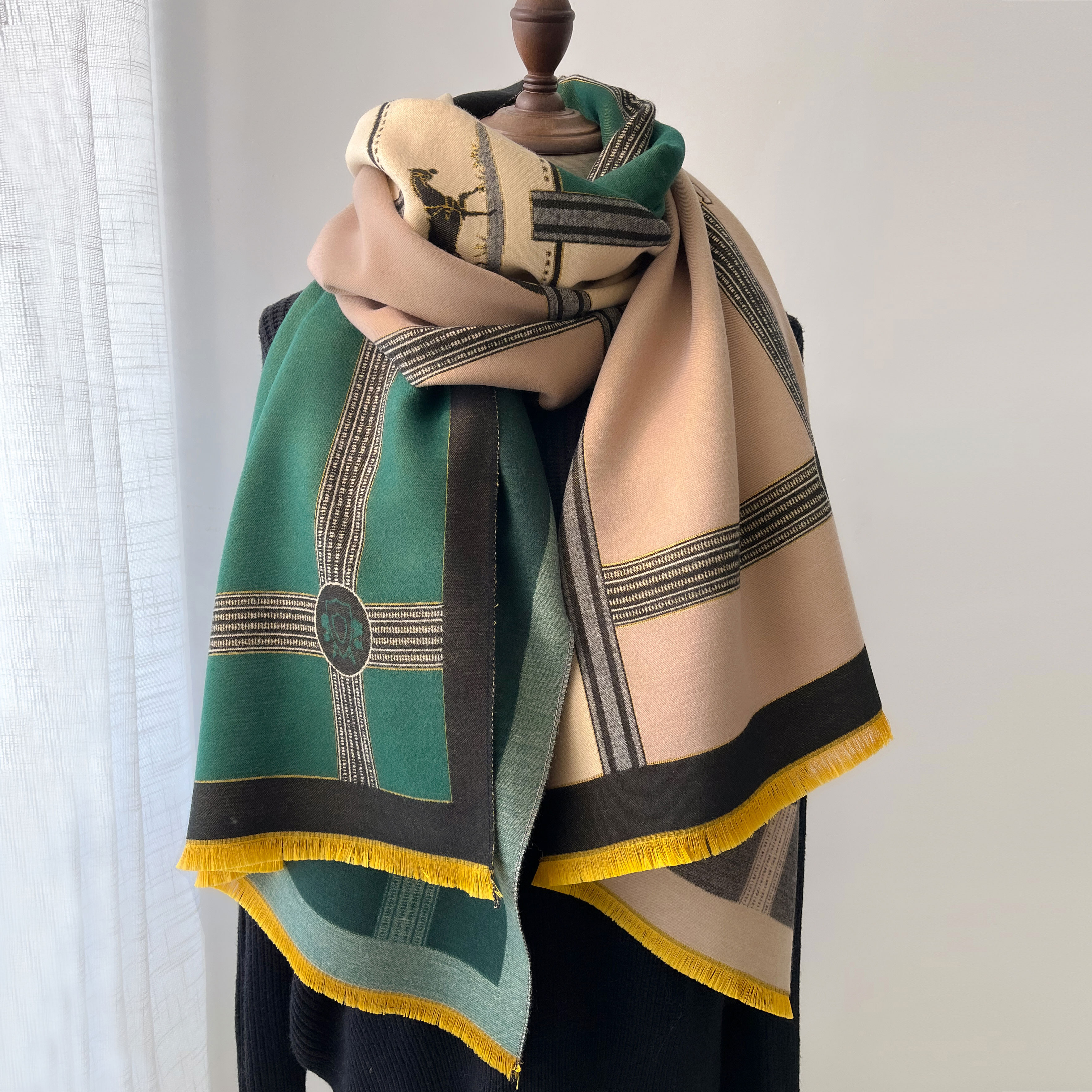 Winter Cashmere Scarf Women Lu - Woven Scarf Blanket recensie en prijs