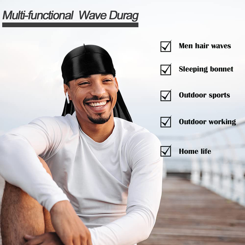 2PCS/LOT Unisex Men Satin Dura - Bandana Doo Rag recensie en prijs