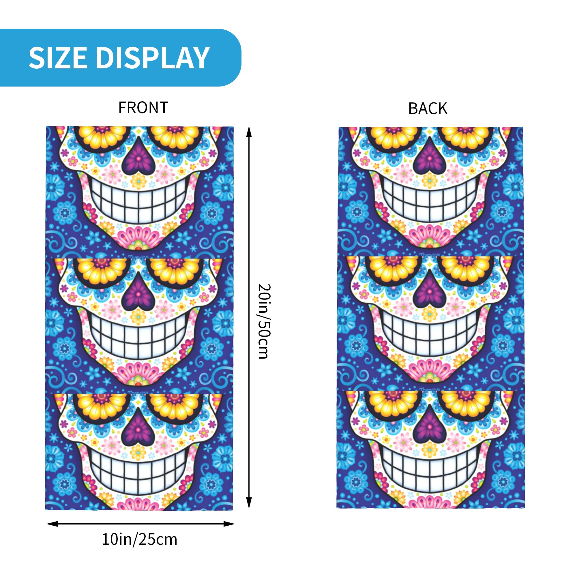 Custom Day Of The Dead Sugar S - Neck Warmer Tube recensie en prijs
