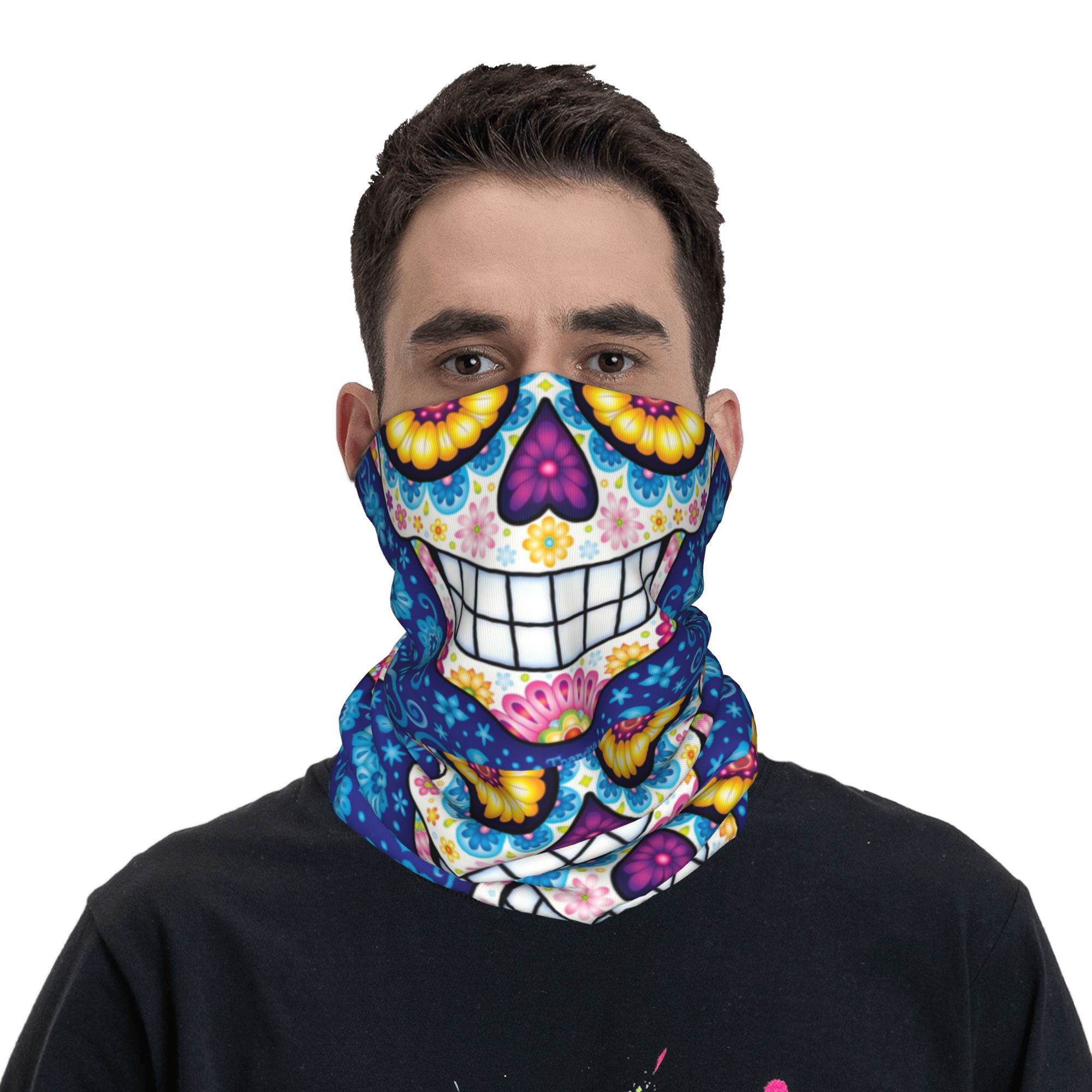 Custom Day Of The Dead Sugar S - Neck Warmer Tube recensie en prijs