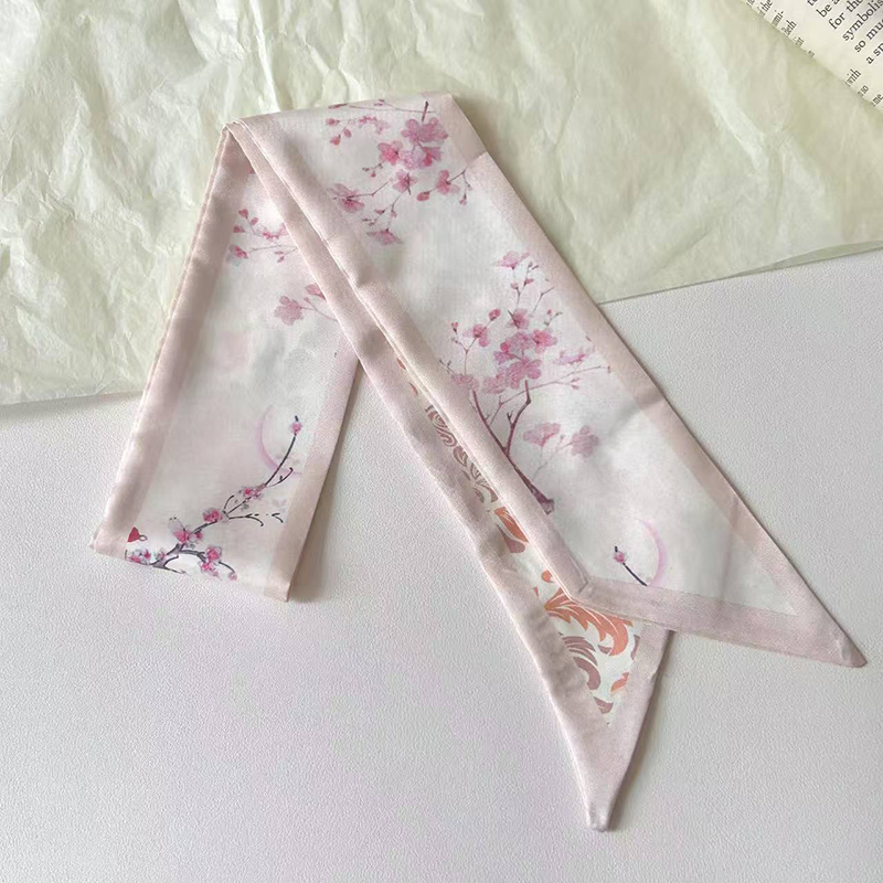 Fashion Women Silk Satin Skinn - Ascot Neck Scarf recensie en prijs