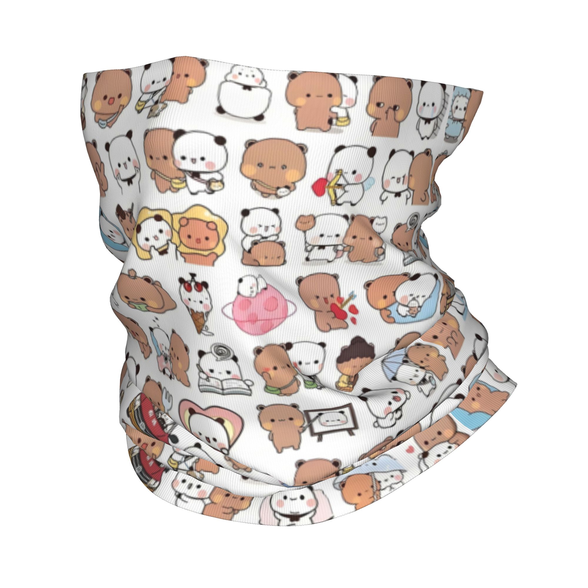 Custom Bear Cartoon Peach And  - Neck Warmer Tube recensie en prijs
