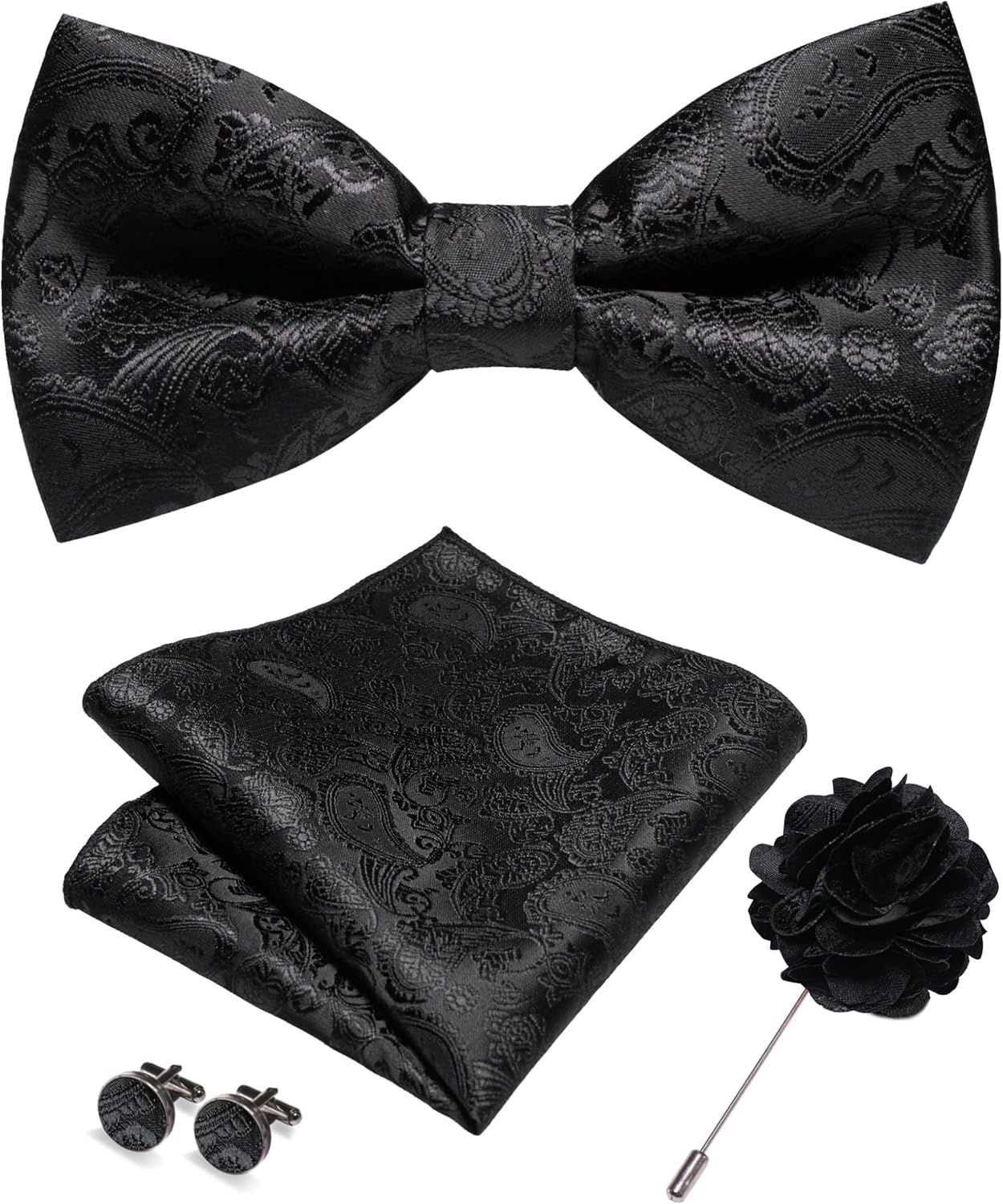 Paisley Pre-tied Bow Tie and P - Pocket Square Set recensie en prijs