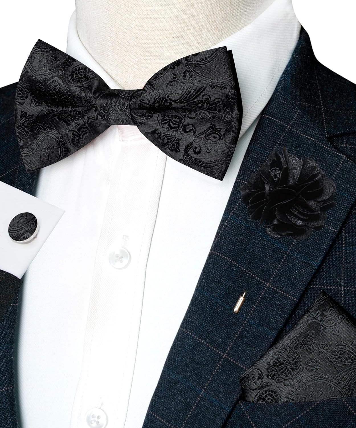 Paisley Pre-tied Bow Tie and P - Pocket Square Set recensie en prijs