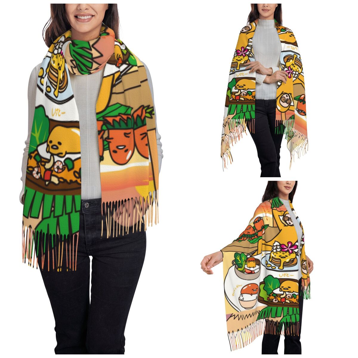 Women's Scarf with Tassel Gude - Pashmina Wrap Large recensie en prijs