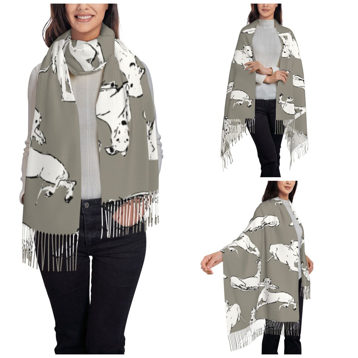 Relaxing Greyhound Whippet Sca - Pashmina Wrap Large recensie en prijs