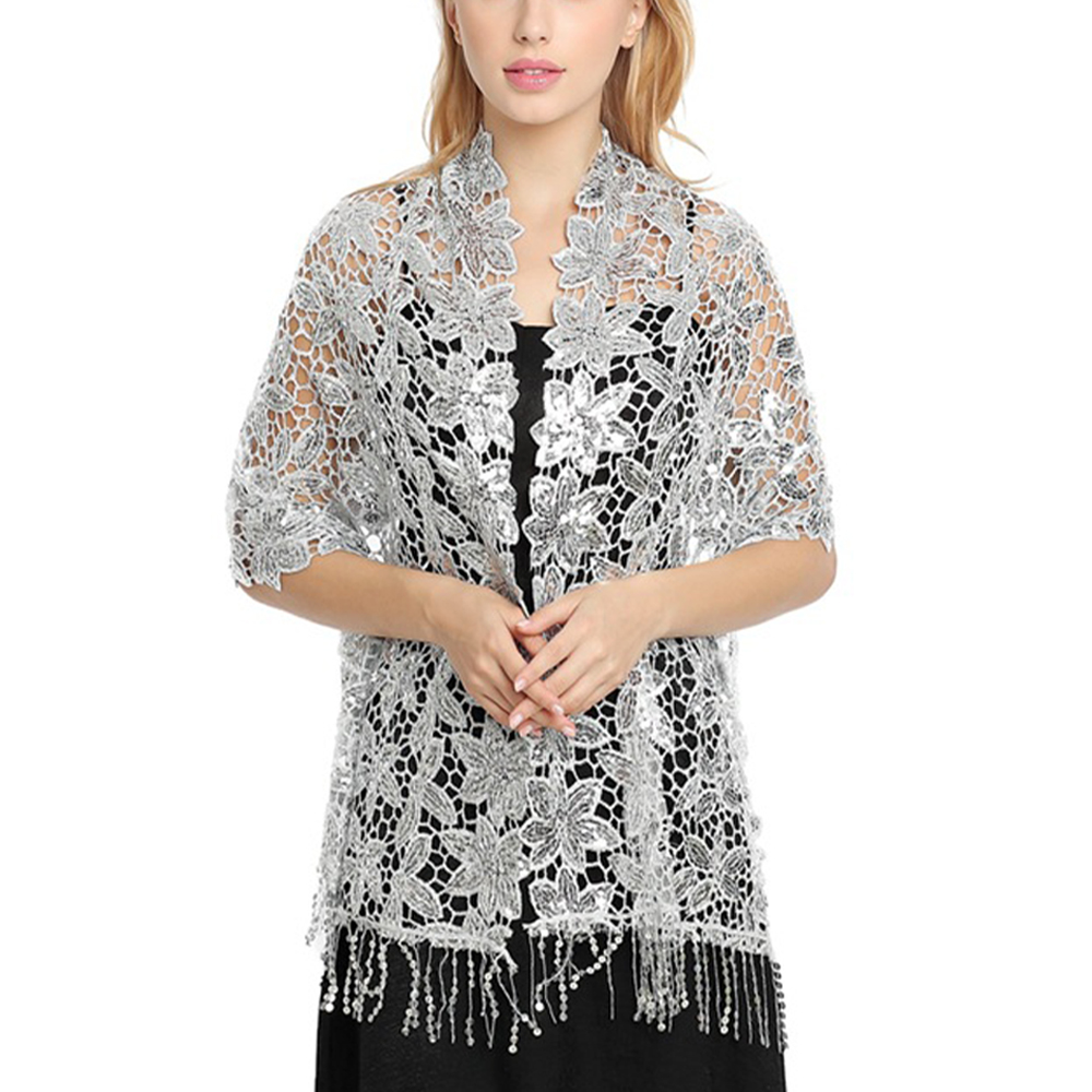 Bridal Wedding Hollow Sequin L - Stole Wedding Shawl recensie en prijs
