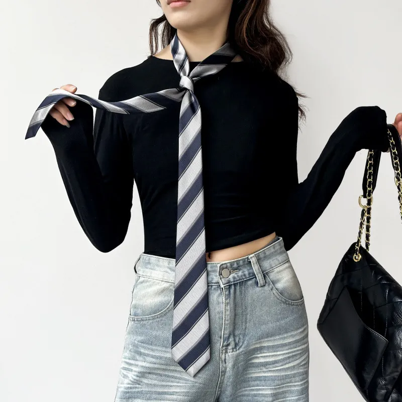 2026 South Korea Dongdaemun St - Silk Tie Striped recensie en prijs