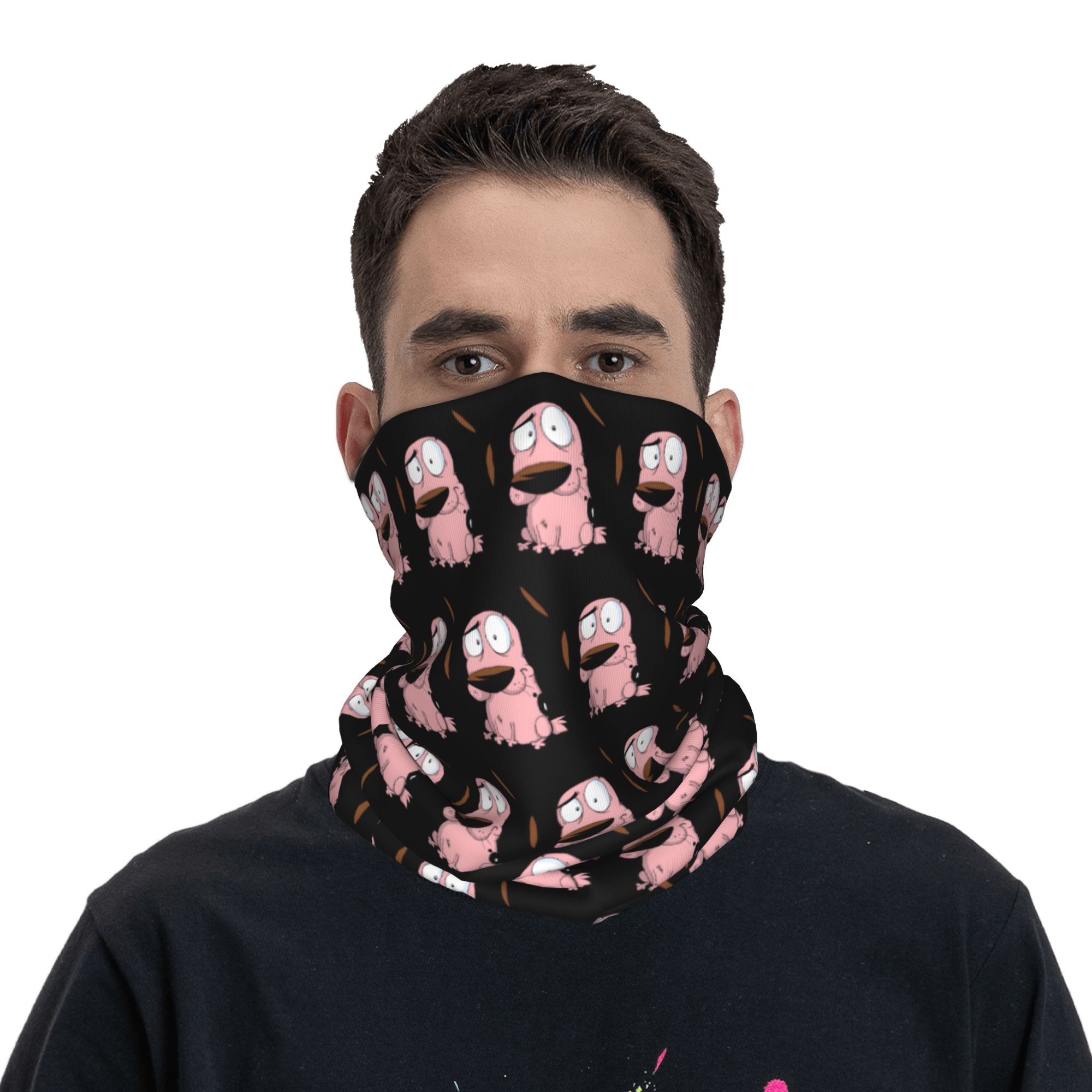 Custom Cartoon Courage Dog Win - Neck Warmer Tube recensie en prijs