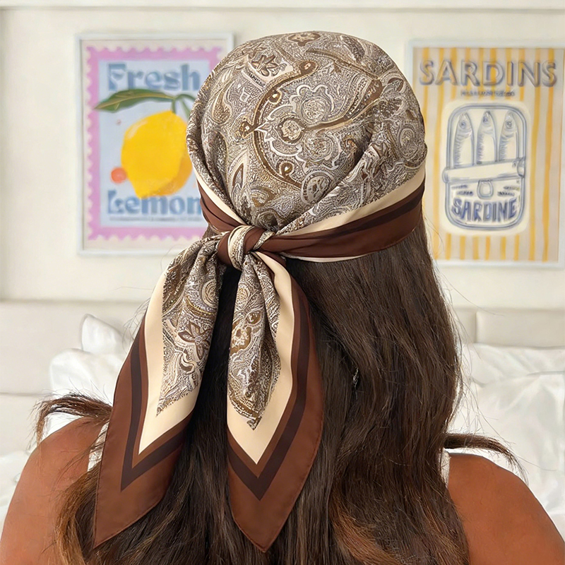 Luxury Women Silk Square Scarf - Scarf Silk Square recensie en prijs