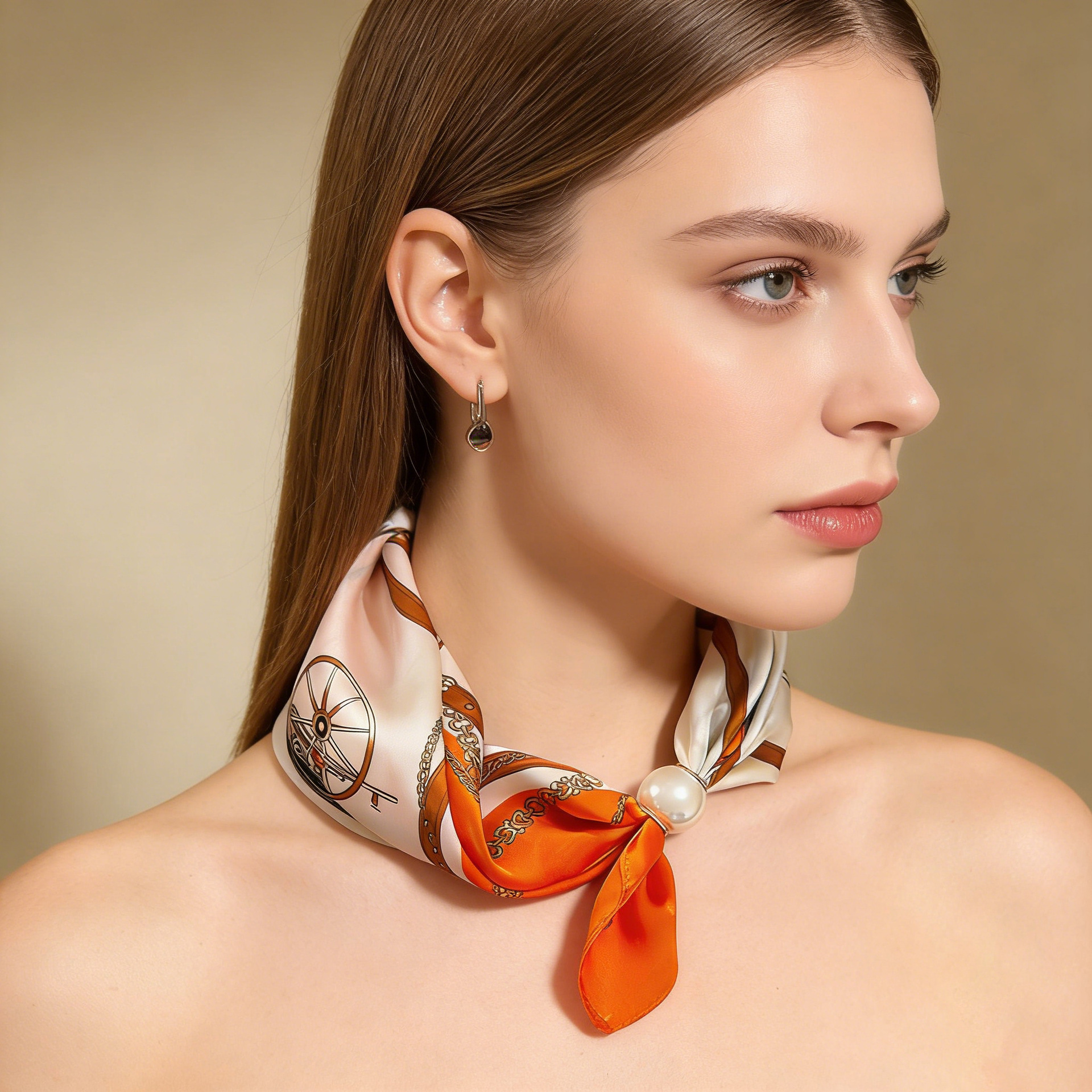 Scarf Chain Silk Lazy Magnetic - Face Scarf Mask recensie en prijs