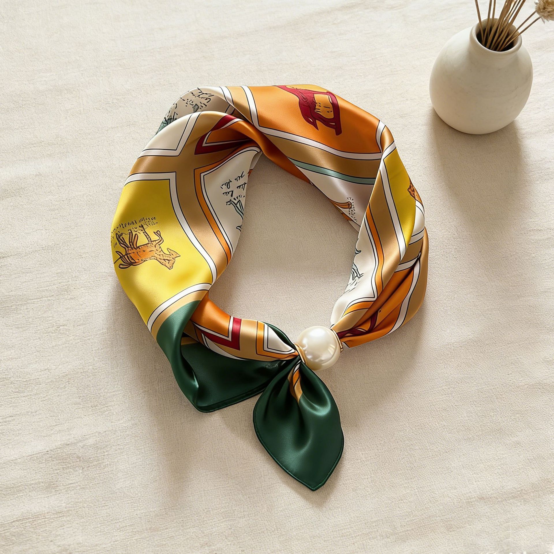 Scarf Chain Silk Lazy Magnetic - Face Scarf Mask recensie en prijs