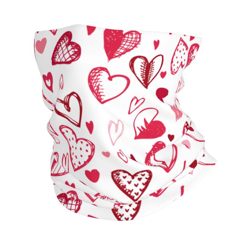 Pink Red Love Hearts Bandana N - Neck Warmer Tube recensie en prijs