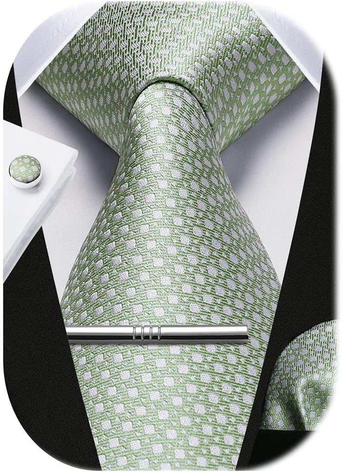 Classic Checkered Tie Set with - Pocket Square Set recensie en prijs