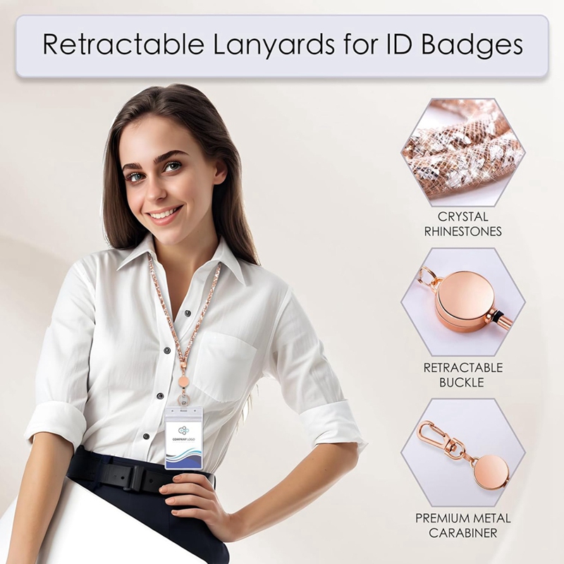Lanyards for Id Badges 9 in 3  - Lanyard Badge Holder recensie en prijs
