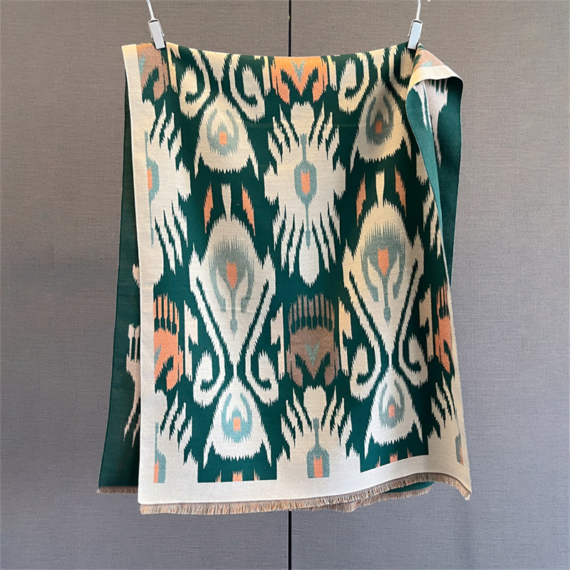 2025 Brand Warm Cashmere Ponch - Woven Scarf Blanket recensie en prijs