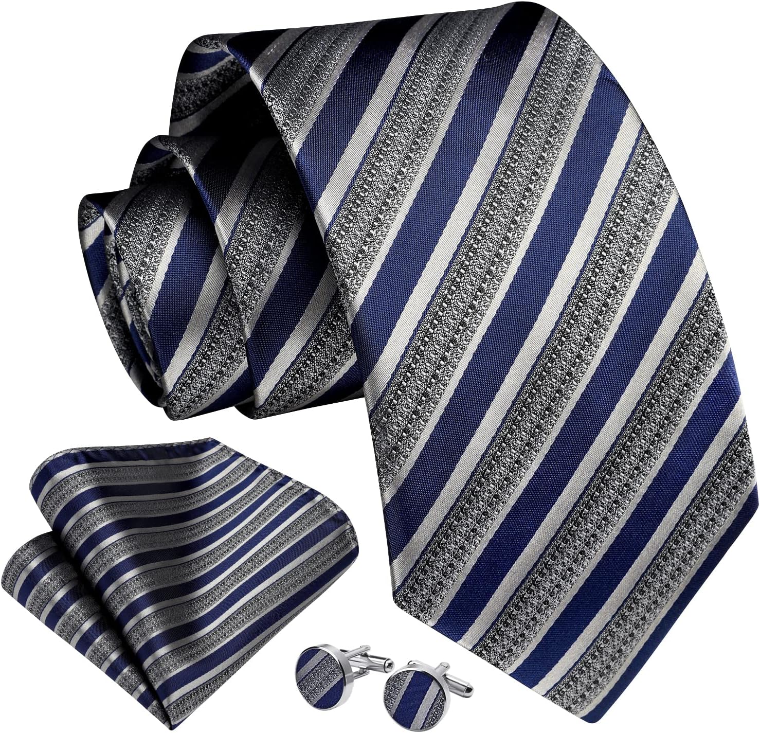 Men's Stripe Tie & Pocket Squa - Pocket Square Set recensie en prijs
