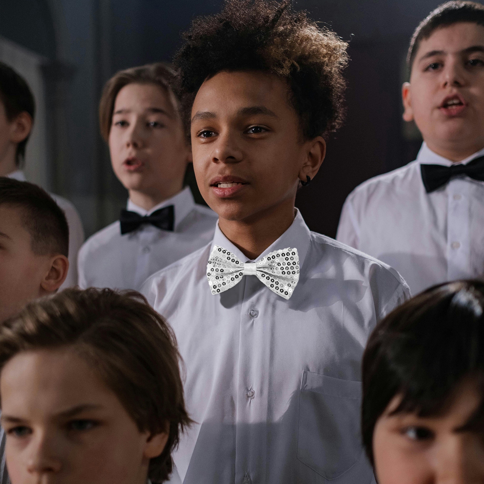 5Pcs Sequin Bow Ties for Kids  - Bow Tie Pre Tied recensie en prijs