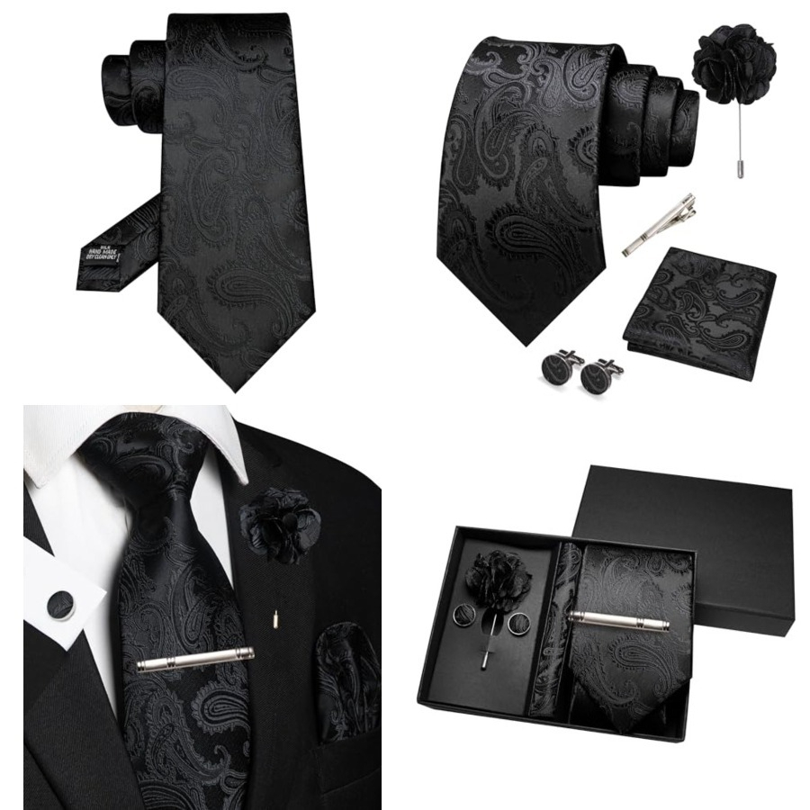 Mens Paisley Tie and Pocket Sq - Pocket Square Set recensie en prijs