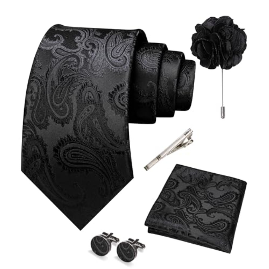 Mens Paisley Tie and Pocket Sq - Pocket Square Set recensie en prijs