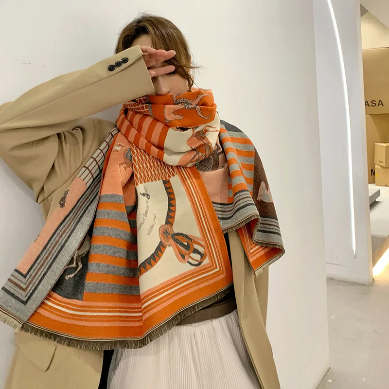 2024 New Luxury Winter Cashmer - Woven Scarf Blanket recensie en prijs