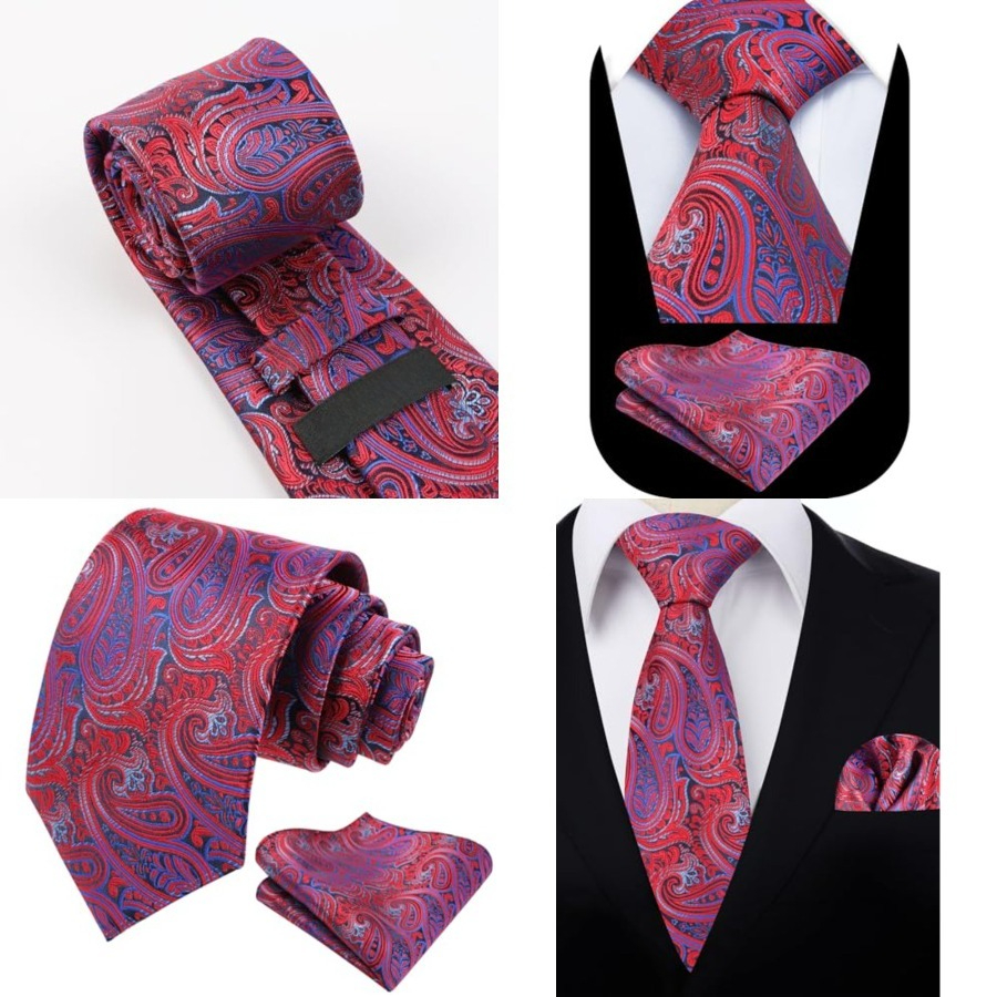 Mens Gradient Paisley Necktie  - Pocket Square Set recensie en prijs