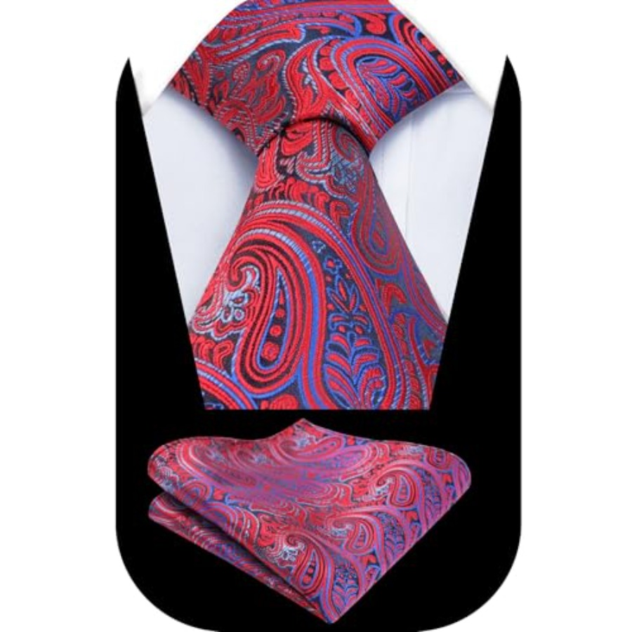 Mens Gradient Paisley Necktie  - Pocket Square Set recensie en prijs