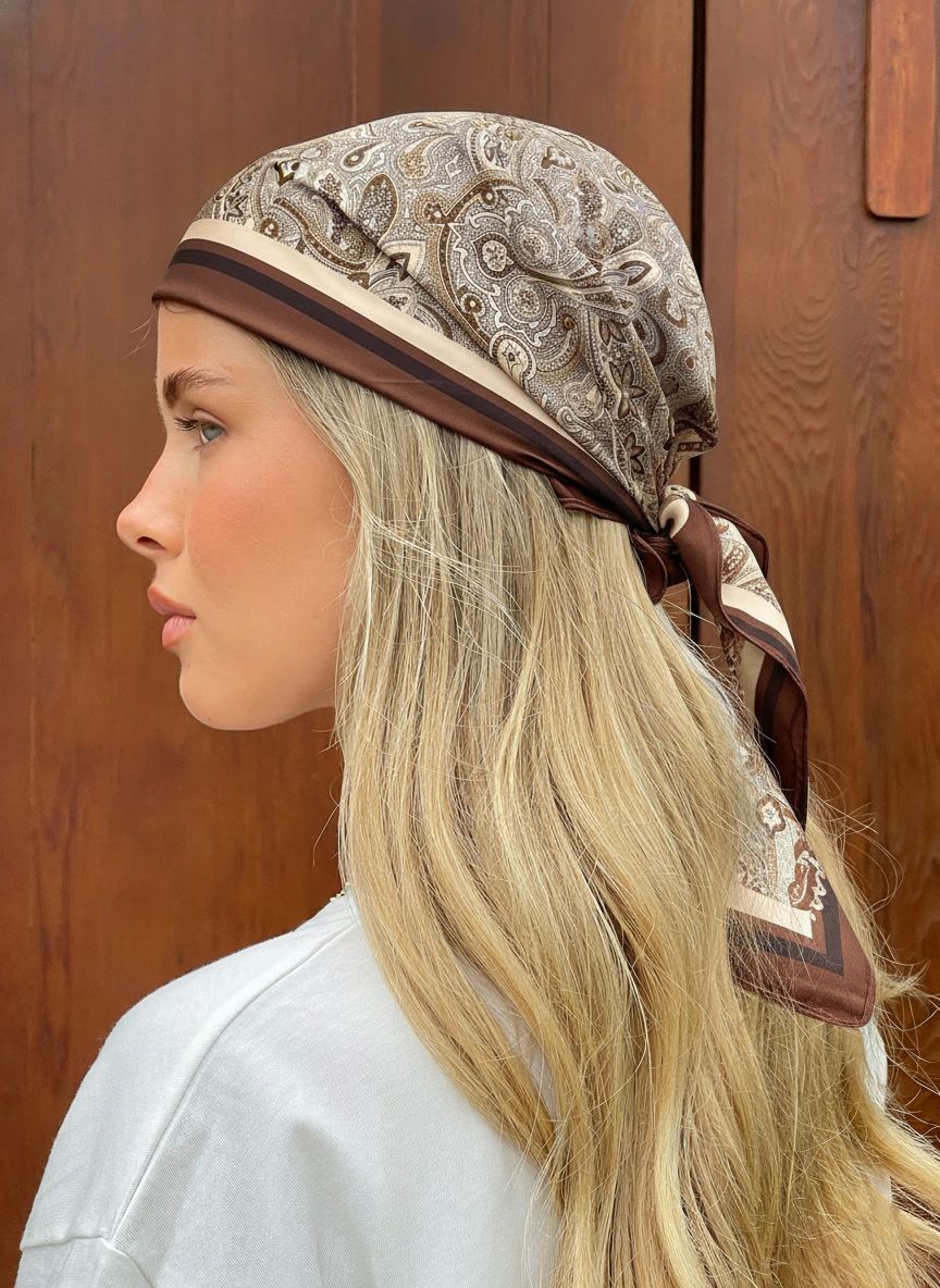 Luxury Spring Silk Scarf Women - Silk Tie Striped recensie en prijs