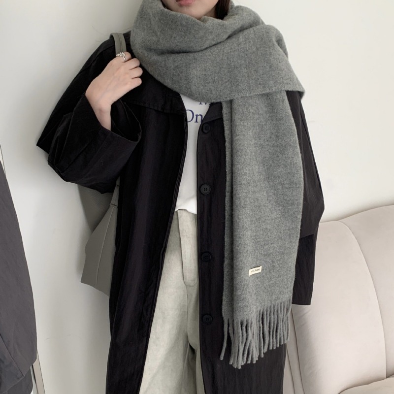 Korean Version Chic Solid Tass - Muffler Men Wool recensie en prijs