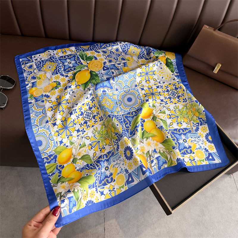 2026 New Fruit Print Silk Squa - Ascot Neck Scarf recensie en prijs