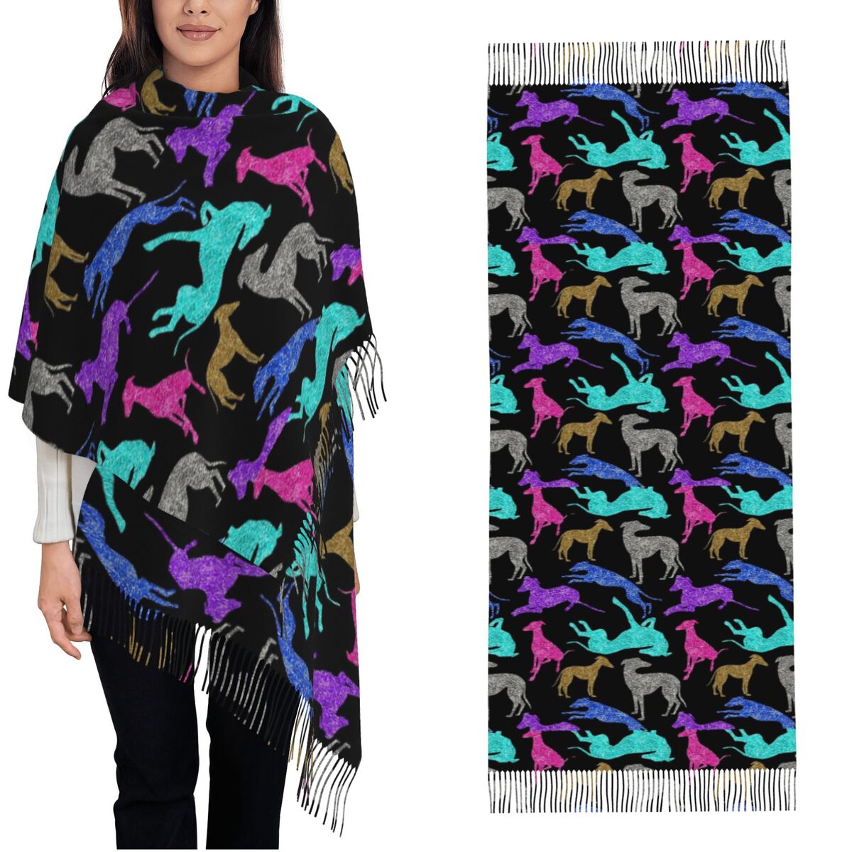 Greyt Greyhound Combo Scarf Wa - Pashmina Wrap Large recensie en prijs
