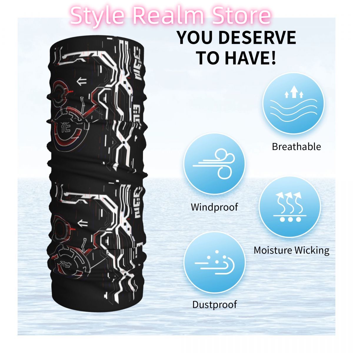 Custom Japanese Tokyo Flower T - Neck Warmer Tube recensie en prijs